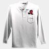 Long Sleeve Silk Touch™ Polo with Pocket Thumbnail