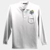 Long Sleeve Silk Touch™ Polo with Pocket Thumbnail