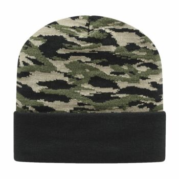 USA-Made Camo Cuffed Beanie Thumbnail
