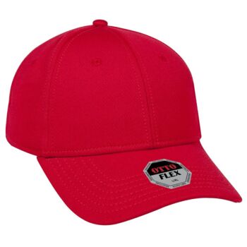 OTTO CAP "OTTO FLEX" Fitted 6 Panel Low Profile Baseball Cap Thumbnail