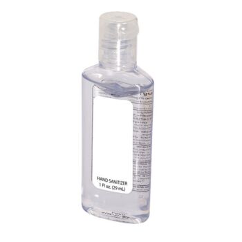 Hand Sanitizer In Oval Bottle 1oz Thumbnail