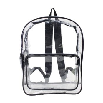 Large 17" Heavy Duty Clear Backpack Thumbnail