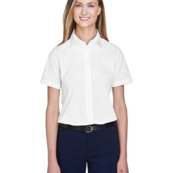 Women's Crown Collection® Broadcloth Short Sleeve Woven Dress Shirt Thumbnail