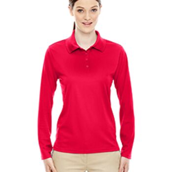 Ladies' Pinnacle Performance Long-Sleeve Piqué Polo Thumbnail