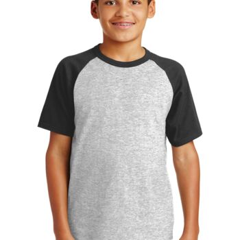 Youth Short Sleeve Colorblock Raglan Jersey Thumbnail