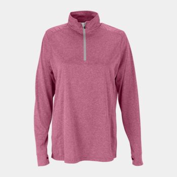 Women?s Vansport? M�lange 1/4-Zip Tech Pullover Thumbnail