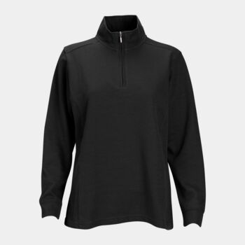 Women's 1/4-Zip Flat Back Rib Pullover Thumbnail