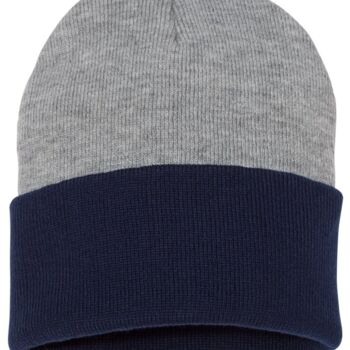 12" Color Blocked Cuffed Beanie Thumbnail
