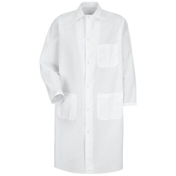 Unisex Butcher Coat with Exterior Chest Pocket Thumbnail