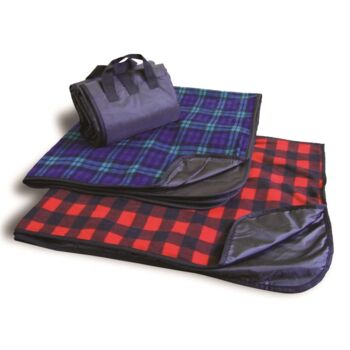 Polyester/Nylon Patterned Picnic Blanket Thumbnail