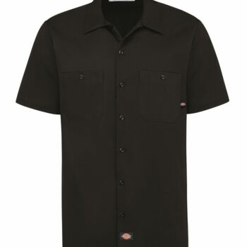 Men's Industrial Short Sleeve Cotton Work Shirt Thumbnail