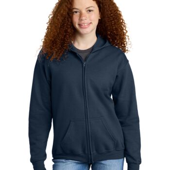 Youth Heavy Blend™ Full Zip Hooded Sweatshirt Thumbnail