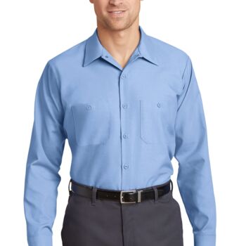Long Size, Long Sleeve Industrial Work Shirt Thumbnail