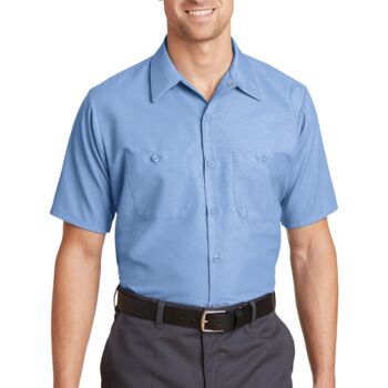 Long Size, Short Sleeve Industrial Work Shirt Thumbnail